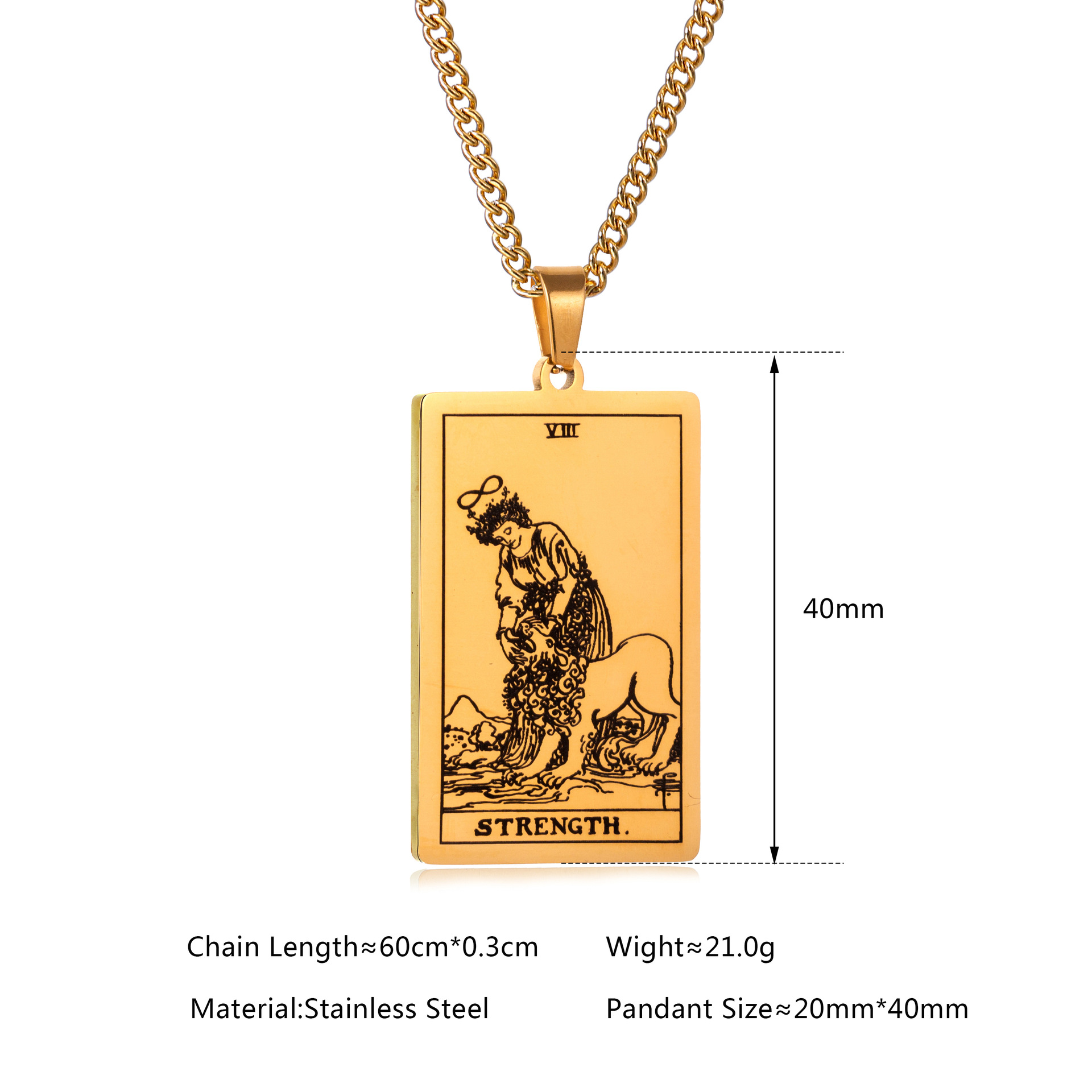 Chain Necklace Stainless Steel - Men Accessories Neck Chain recension och pris