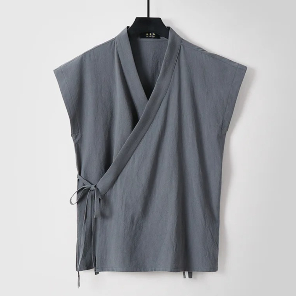 Chinese Men's Cotton Linen Tan - Men'S Kimono Accessories recension och pris